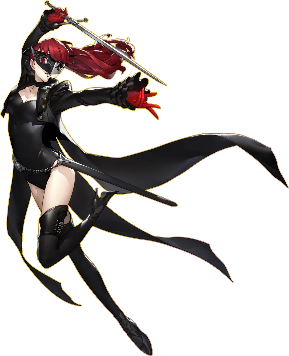 Concept art of a red headed girl in a leotard